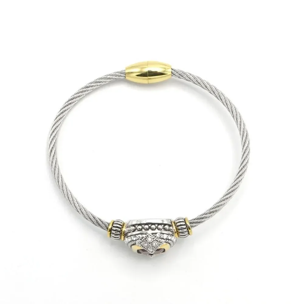 CABLE ROPE TWIST BRACELET